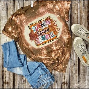 Boutique Bleached graphic T-shirt Bella+Canvas